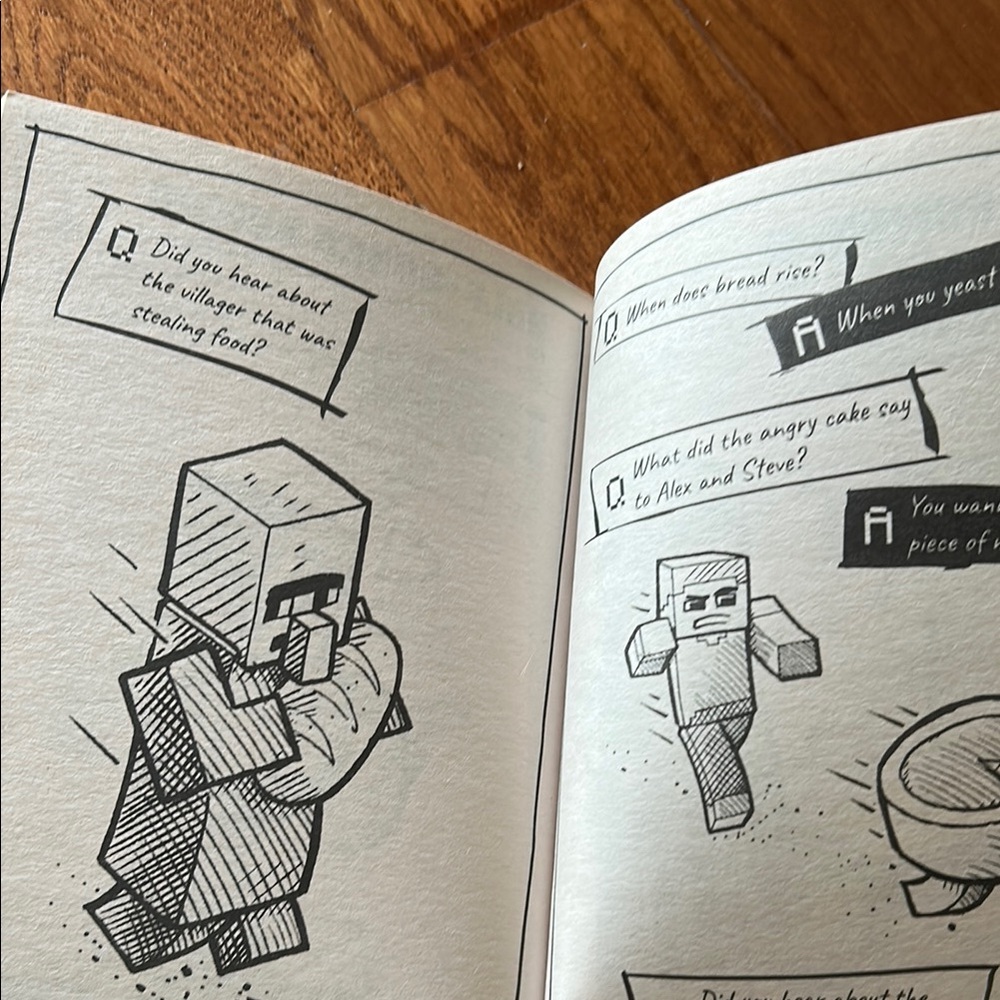 Minecraft Joke Book - Blue - Picture 3 of 4
